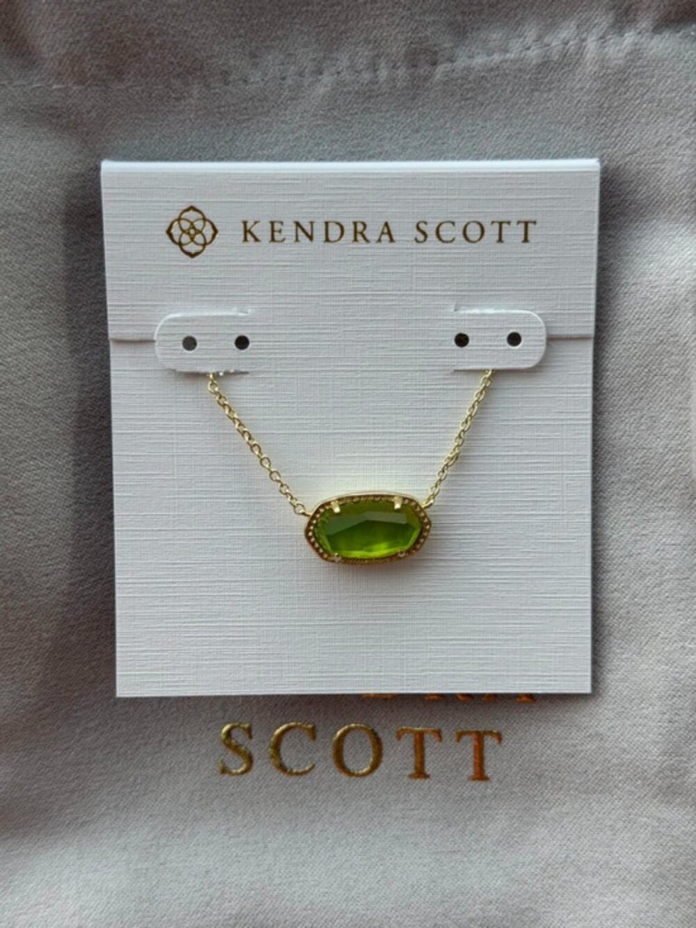 Kendra Scott Cyan Pendant Necklace